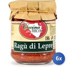 6X Multipack Tuscan Kitchen Sauce 180G Rabbit Ragù