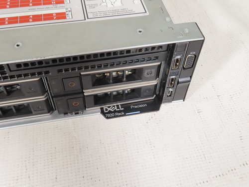 Dell Precision R7920 8LFF 2U 2x Gold 6148 64gb 2x 480GB SSD 2x K80 24GB GPU - Picture 3 of 5