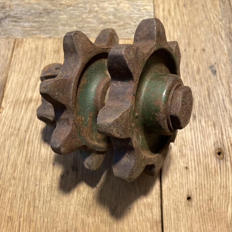 Farm Tractor Equipment Rear Front Wheel Drive Steam Punk Sprocket Moline Deere?