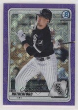 2020 Bowman Chrome Mega Box Purple Mojo Refractor /250 Blake Rutherford 09wc