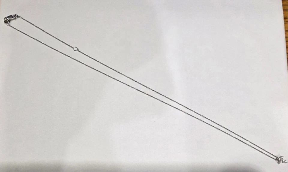 Auténtico Collar Cruz Bebé Diamante Pequeños Tesoros por Roberto Coin Foto 4 de 4