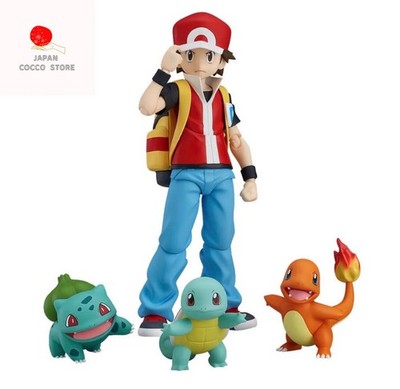 figma 356 レッド　ポケットモンスター　【開封済】 figma Pokemon Red Trainer No.356 Pocket Monster Action Figure Max