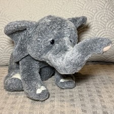 VTG Toys R Us Animal Alley Elephant 10" Plush Sitting Stuffed Animal W/ Gift Tag