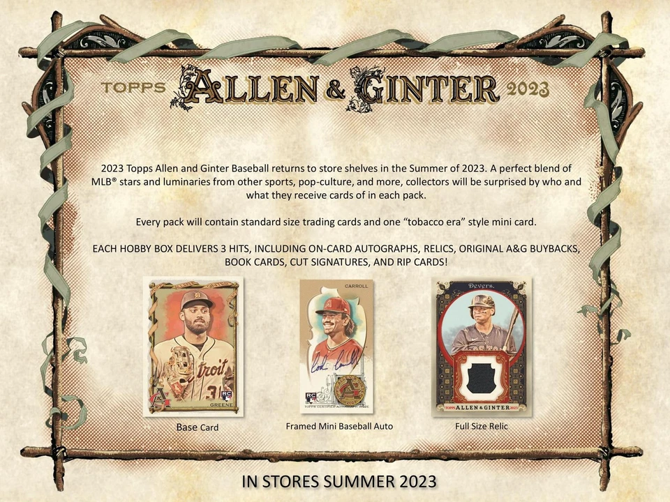 2023 TOPPS ALLEN & GINTER BASEBALL HOBBY BOX - Image 3 of 4