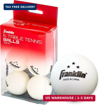 Franklin Sports Table Tennis Balls - Official Size and Weight 40mm Table Tennis