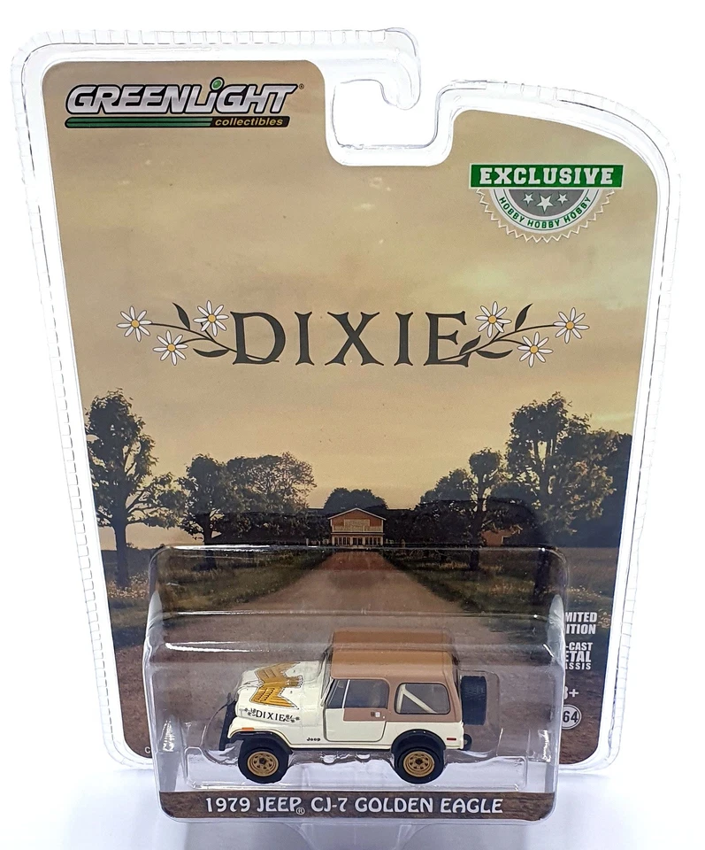 Jeep CJ-7 Golden Eagle 1979 Greenlight escala 1/64 30175 - Dixie Foto 4 de 4