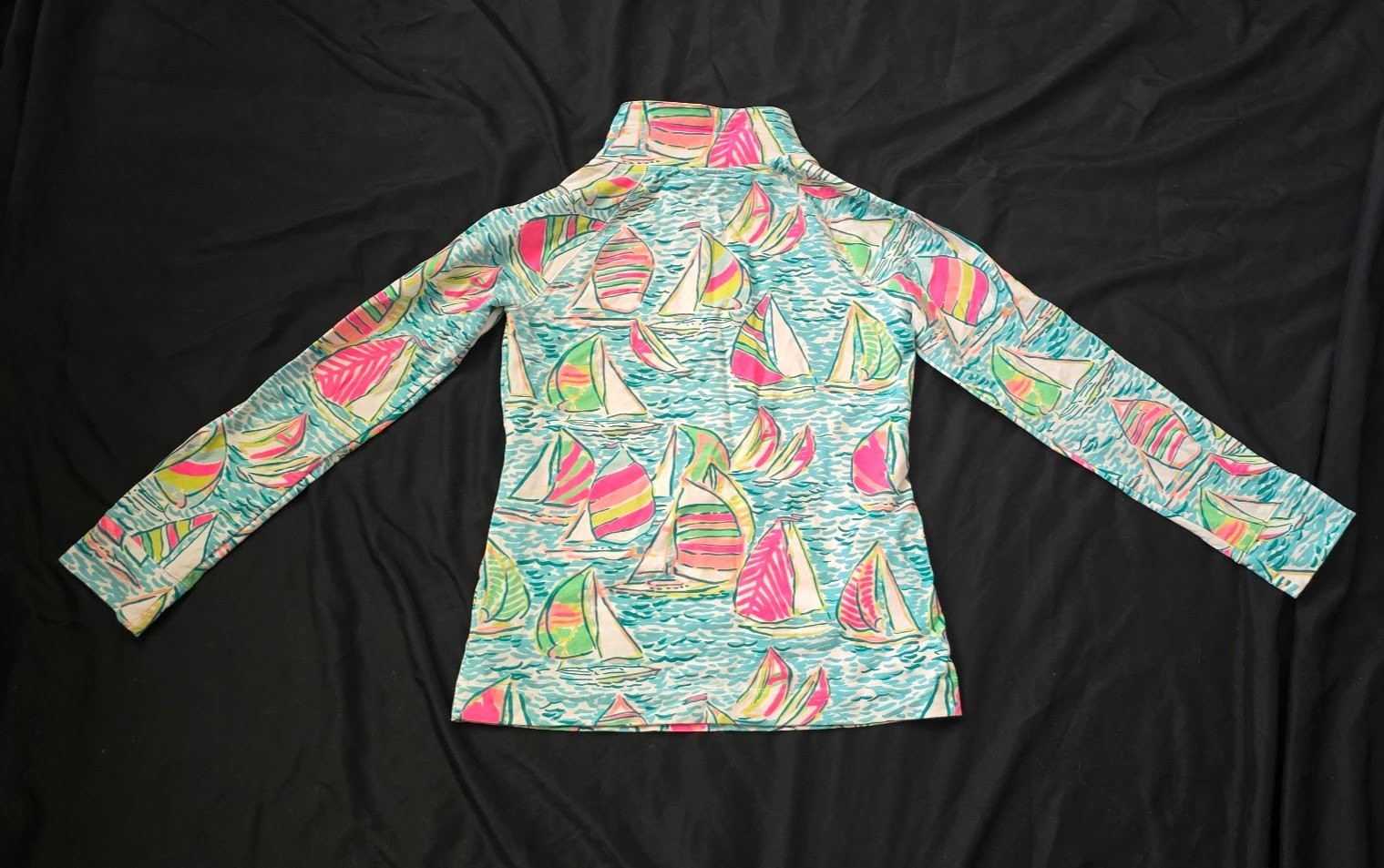 Lilly Pulitzer Popover Pullover Buttoned Shirt - … - image 2