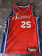 Ben Simmons Philadelphia Sixers Nike Jersey Red NBA #25 Men's Medium