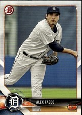 2018 Bowman Prospects #BP124 Alex Faedo Detroit Tigers