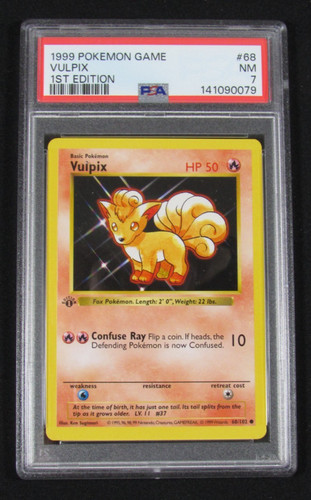 Vulpix (1st Edition) graded PSA 7 for sale on eBay