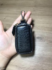 Handcrafted 100 Genuine Croc Belly Skin Leather Key Case Car Key Case Handcrafted 100 Genuine Croc Belly Skin Leather Key Case Car Key Case