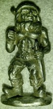 Pewter Viking Figure vintage