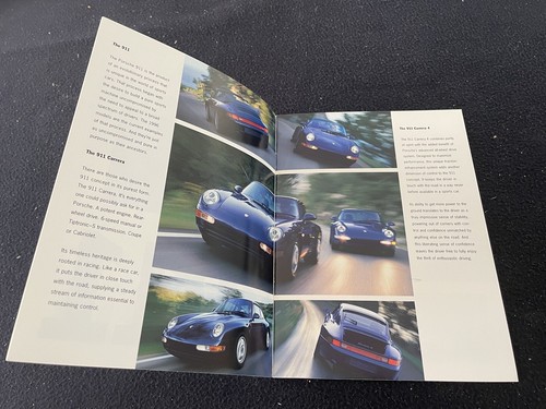 Porsche 911 Carrera C4 S & Targa 1996 catálogo 993 cabina C4S y turbo cupé folleto - Imagen 2 de 7