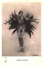 Josephine Baker Entertainer  Walery, 531 RPPC Postcard Copy
