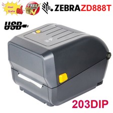 Zebra ZD888T Replace GK888T Barcode Label Printer 203DPI 4 Inch Thermal Printer