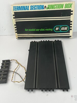 Atlas Terminal Section Junction Box Slot Car Track 1543-250 1:24 1:32 ...