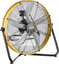 6300 CFM 20 inch Heavy Duty Shroud Fan with IP44 Enclosed Powerful 1/4 Motor