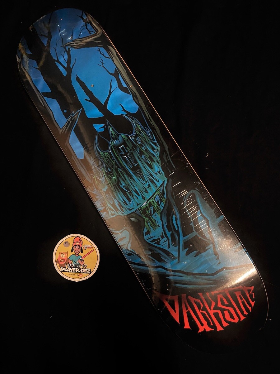 RARE Darkstar Swamp Rising Warrior Skateboard Deck Vintage In