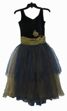 Curtain Call Costume Blue Leotard Tulle Skirt Women's M