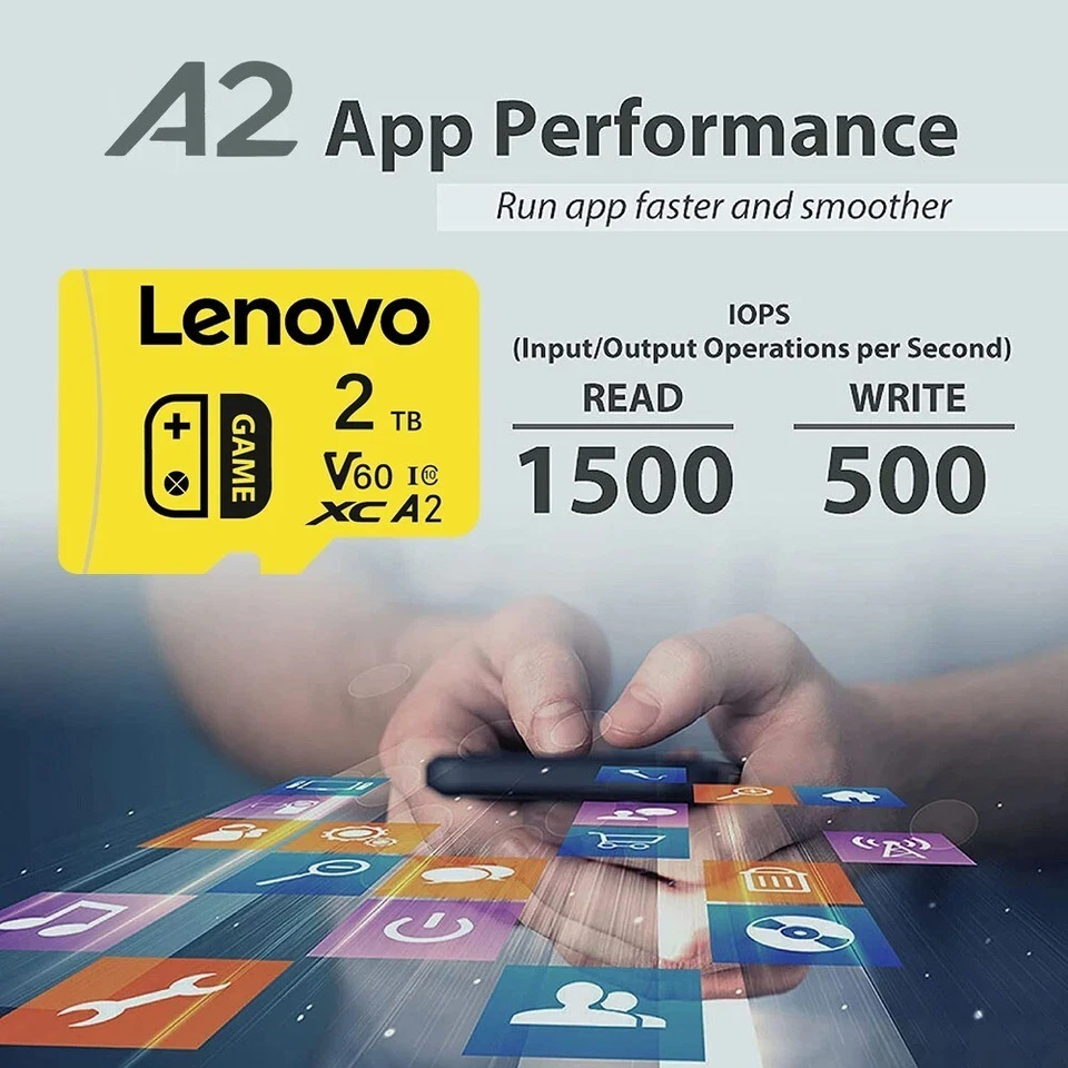 Lenovo 2TB Micro SD Card 4k High Speed High Capacity ****SEE DESCRIPTION **** - Image 4 of 4