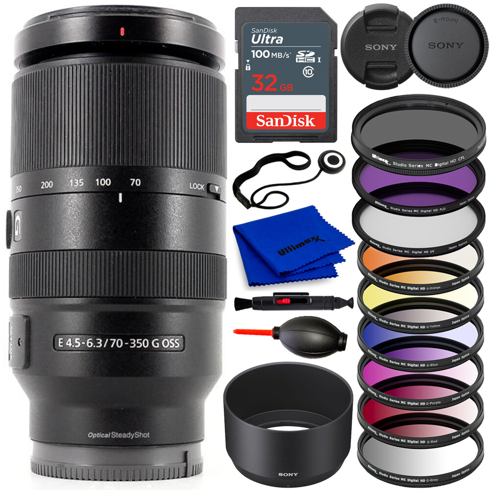 Sony E 70-350mm f/4.5-6.3 G OSS Lens SEL70350G - Essential
