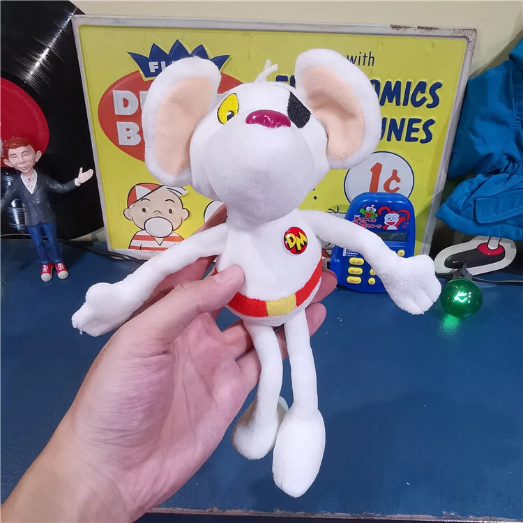 2001 Vintage Toy Soft Plush Doll Danger Mouse Cartoon Figure Collection Gift - Image 4 of 4