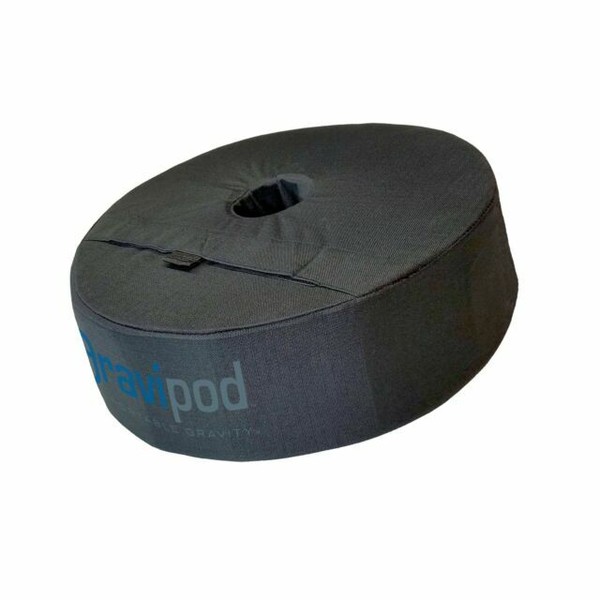 Gravipod FBA_510908 Round 18in. Umbrella Base 85 lbs Weight Bag Black