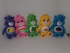 9" Care Bears Lot of 5 Good Luck Funshine Grumpy Cheer Harmony Collector Set