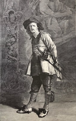 Ernest Meissonier (1815-1891) Wer Geht Da Holzschnitt Um 1875