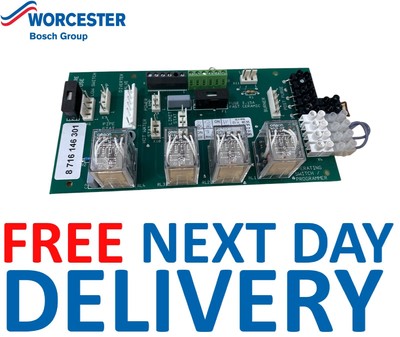 Worcester Bosch Heatslave Control PCB 87161463010 416601 ZAGAS278 Genuine  NEW | eBay