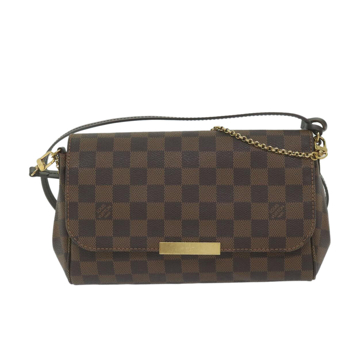 Louis Vuitton Favorite Brown Canvas Shoulder Bag Authentic Louis Vuitton Favorite Brown Canvas Shoulder Bag Authentic