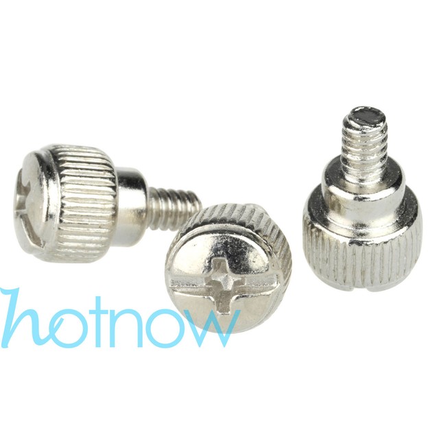 20 pcs 6/32 x 5mm Toolless Thumb Screws for PC Computer Case Power