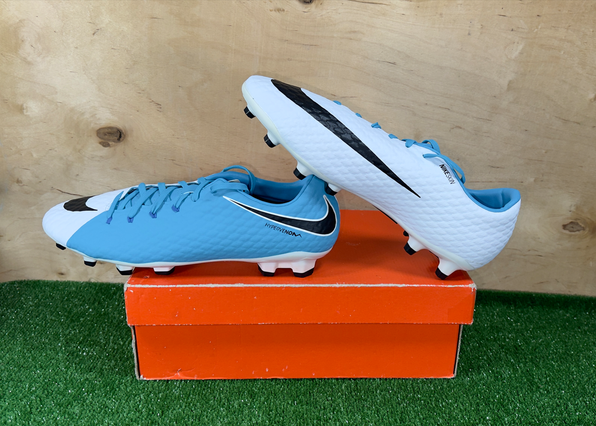 Nike Hypervenom Phelon III FG 852556-104 White boots Cleats mens