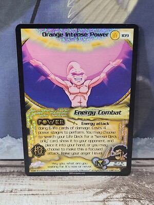 DBZ CCG Orange Intense Power HOLO FOIL Rare 109 Dragon Ball Z Score - LP