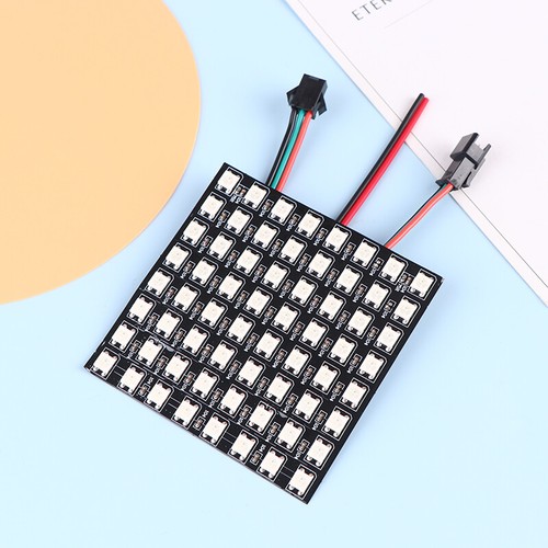 1Pc WS2812 LED 5050 RGB 8x8 64 Bit LED Matrix Module Screen LED Digital Light - Picture 11 of 12