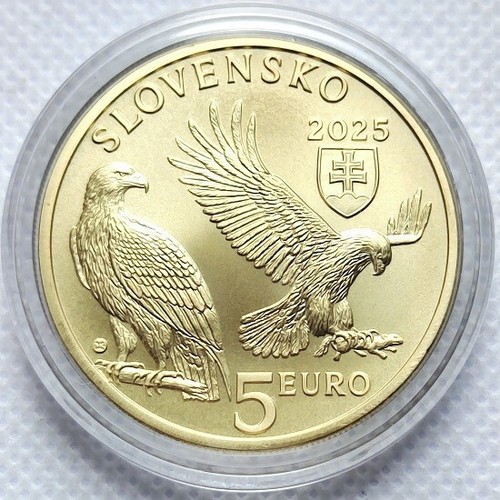 Eslovaquia 5 euros 2025 Eagle (#11059) - Imagen 2 de 2