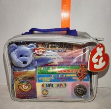 Never Opened TY Beanie Baby Official Club Membership Kit Platinum 1999 Edition