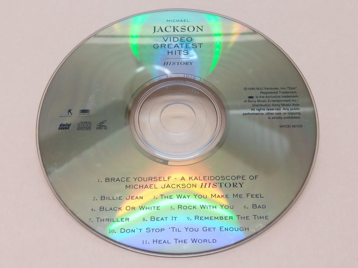 Michael Jackson MJ History 1995 Rare Asia Gold Video CD VCD ZN296A