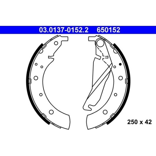 BREMBO Bremsbacken + Nachsteller Für JUKE QASHQAI X-TRAIL T31 KOLEOS