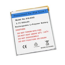 iPod Touch 1st Gen Replacement Battery 900mAh Part Number 616-0341 616-0343