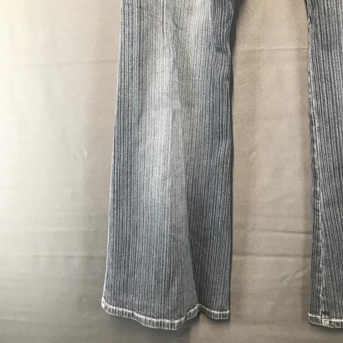 Vintage 2000s Angels Low Rise Bootcut Flare Denim Jeans Y2K Women's Sz 11 Black - Picture 12 of 18