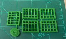 Hornby Dublo Window (ABHD 04) R5083 (4 Windows) GREEN (SD)