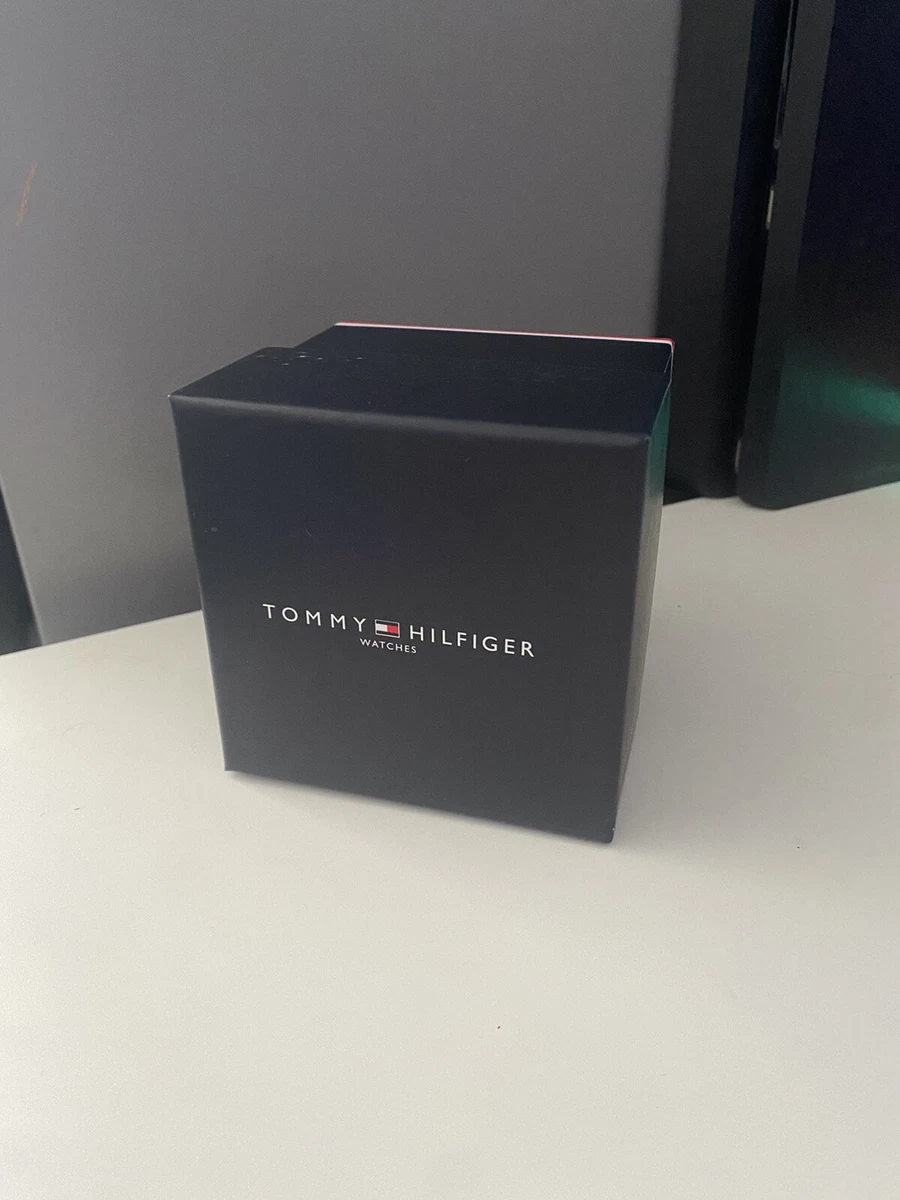 Tommy Hilfiger 1791476 46 mm Silver and Blue Boxed 7613272264440 