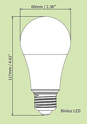 Bioluz LED 100W Dimmable LED Light Bulbs, Soft White 3000K, A19 LED Light Bul... - Picture 3 of 5