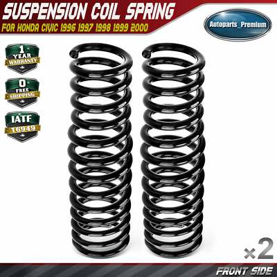 1996-1999 2000 Honda Civic DX EX HX LX Coil Spring Set Front Left 1996-1999 2000 Honda Civic DX EX HX LX Coil Spring Set Front Left