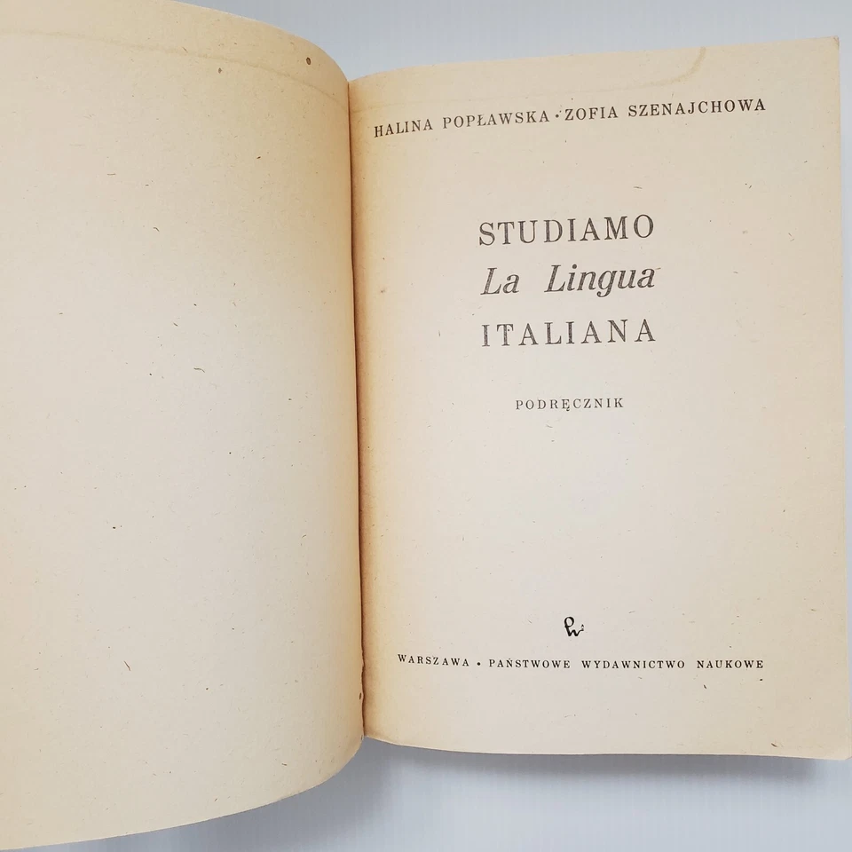 Studiano La Lingua Italiana Vintage Paperback Book Language Italy Study Italian  - Image 4 of 4