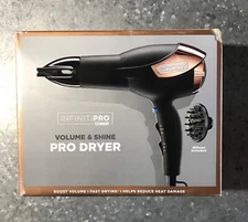 InfinitiPro by Conair AC Volume & Shine Pro Styler Hair Dryer, 1875 Watts NIB 