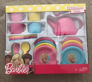 barbie kitchen playset tea set
