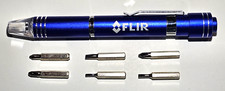 Teledyne FLIR Precision Screwdriver 6 bit set Flashlight Pen Aluminum Light Blue