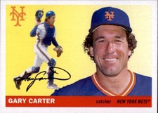 2020 Topps Archives GARY CARTER 1955 Style Base Card Mets #46